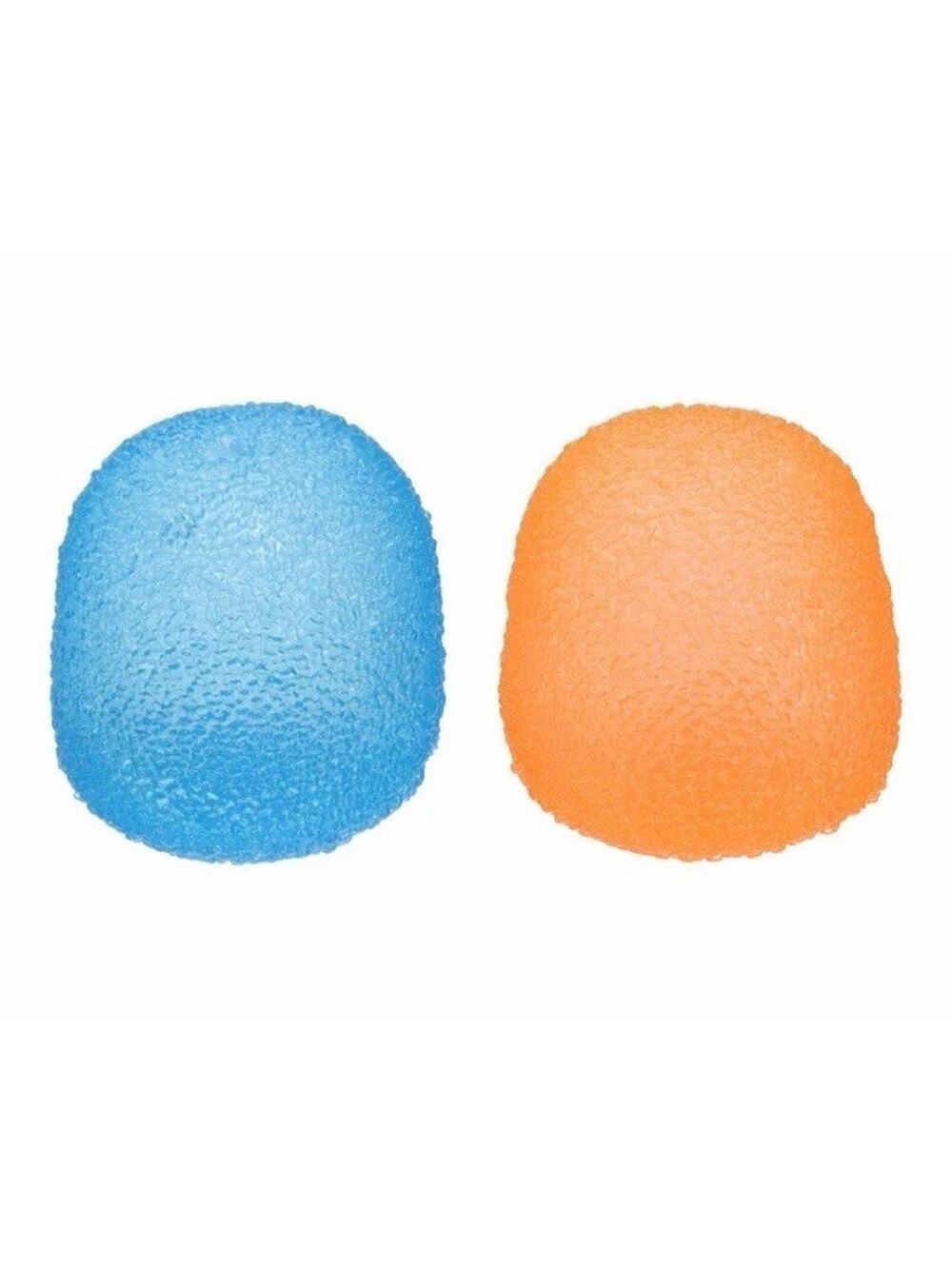 🔥Squishy Viral Gumdrop Candy Textured 2” Sugar Ball Orange/Blue 2 Pack BNWT🔥